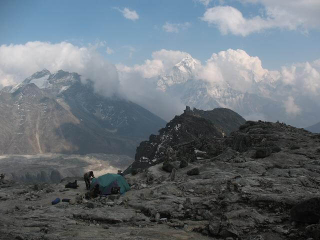 High Camp Lobuche Peak