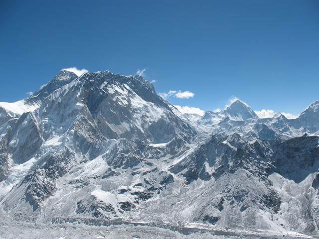 Everest, Nuptse, Lothse och Makalu