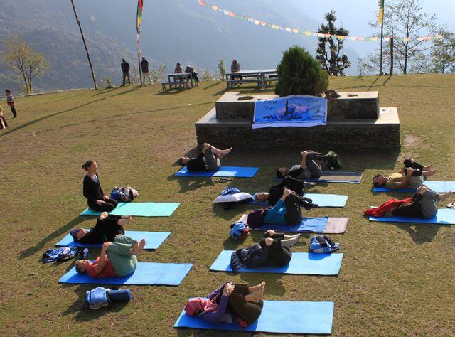 Yogapass i Chuile, Annapurna Foothills Nepal