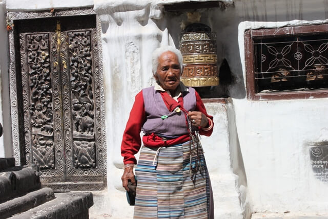 Tibetansk kvinna
